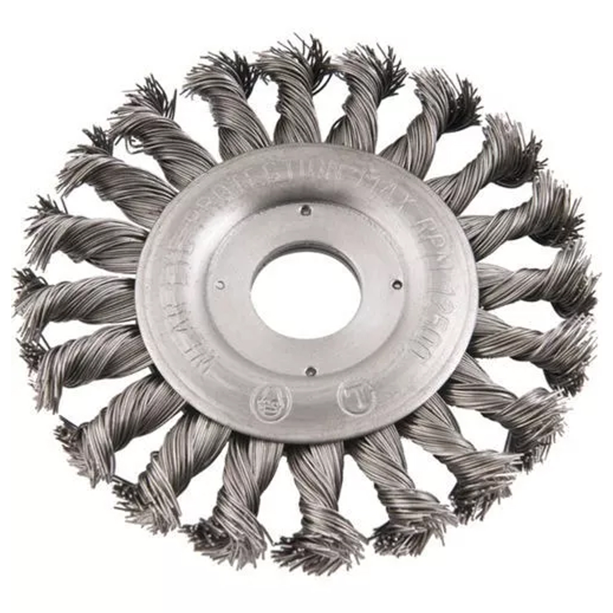 Escova de Aço Inox Circular Trançada 6x1/...