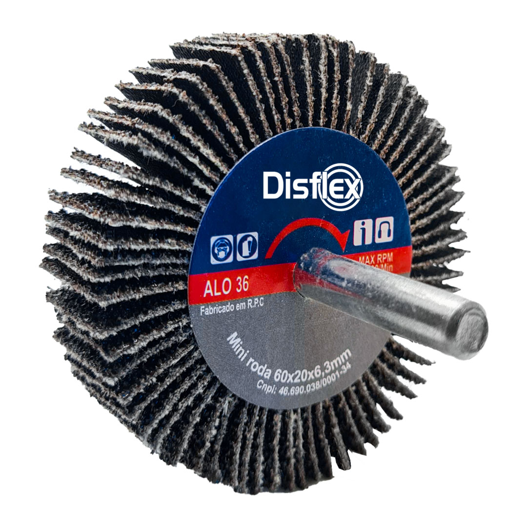 Kit 10 Unidades Roda de Lixa Minikontour ...