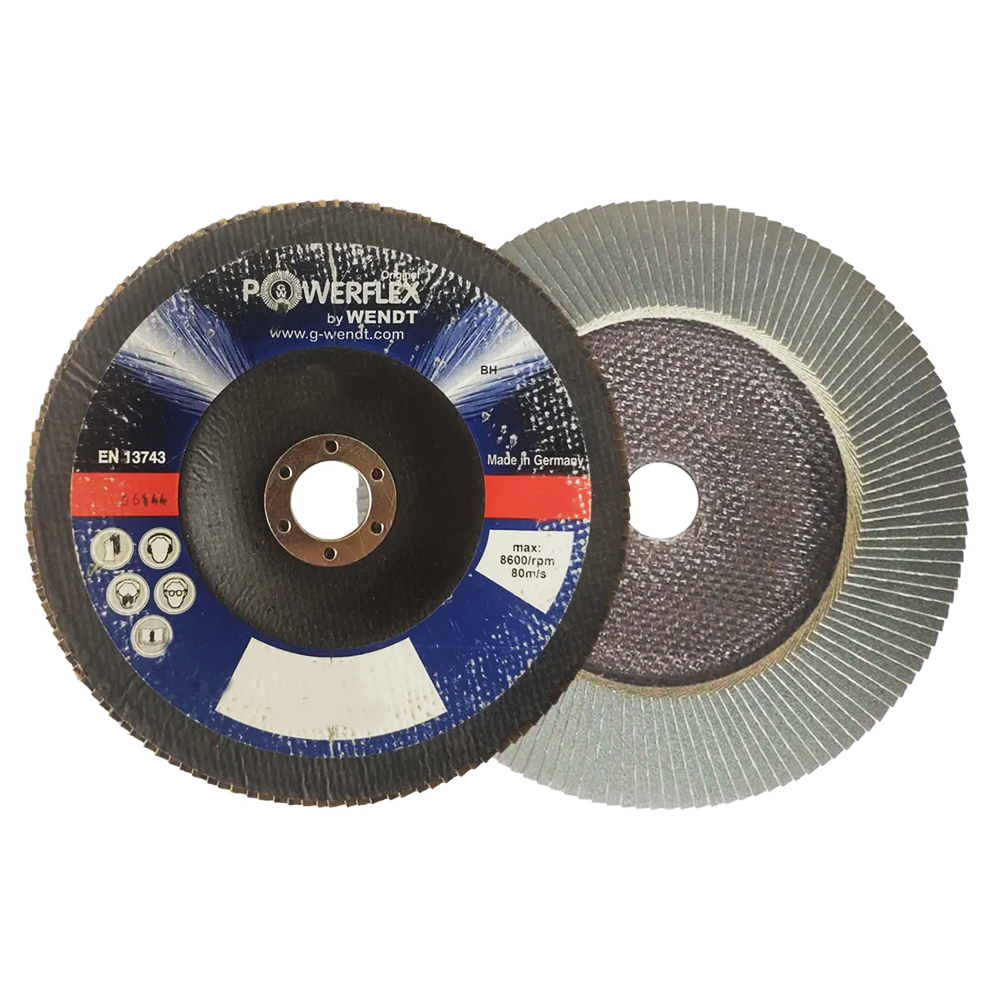 Kit com 5 Discos Flap 115x22MM Grão 120 P...