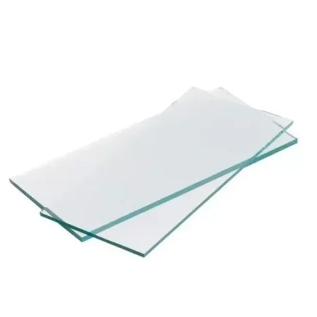 Kit com 10 Lentes de Vidro Retangular Inc...