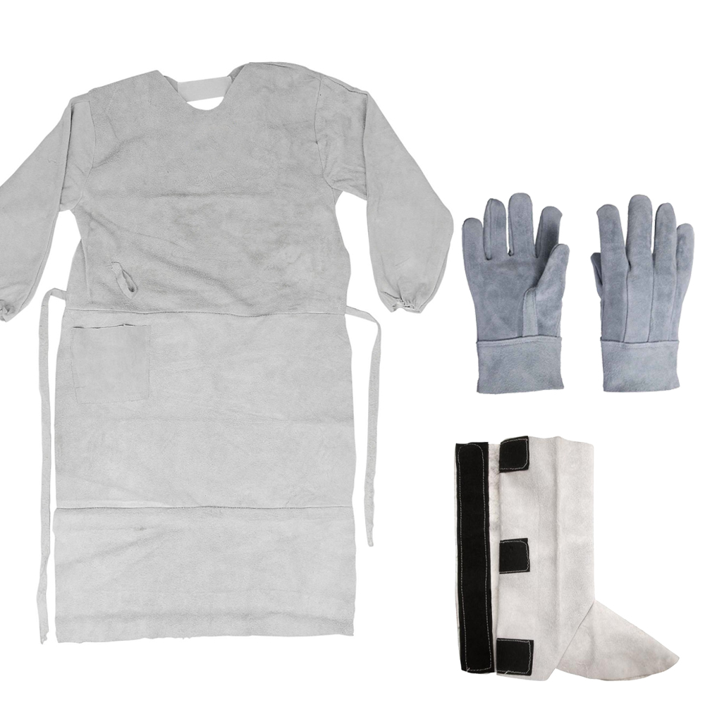 Kit Soldador Avental Barbeiro, Perneira e...