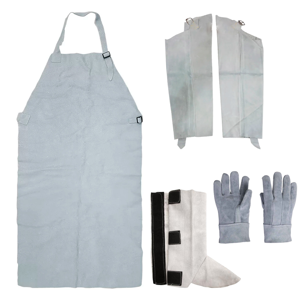 Kit Soldador Avental Sem Emenda, Perneira...