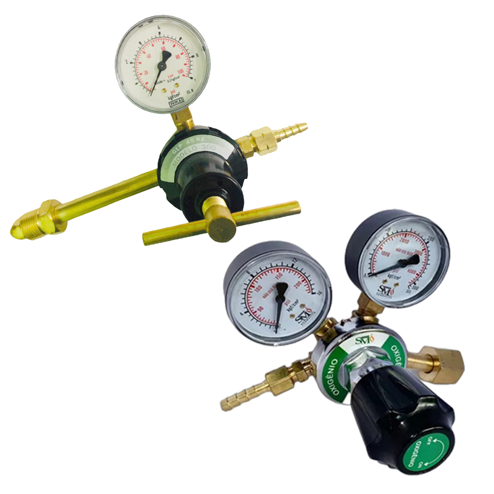 Kit Maçarico 200 Para Solda GLP 45 Kg e O...