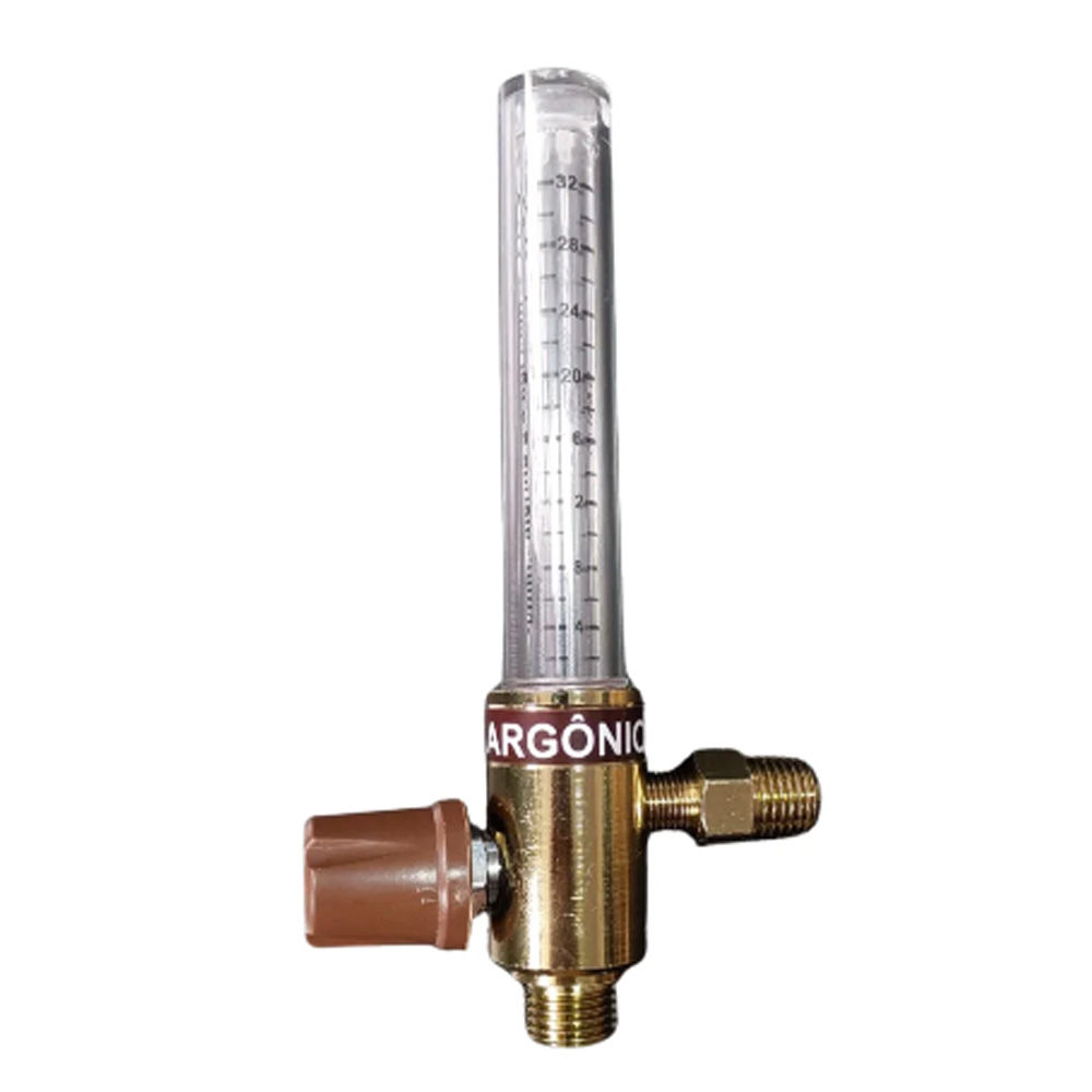Fluxômetro 30 Litros Argônio Macho SM